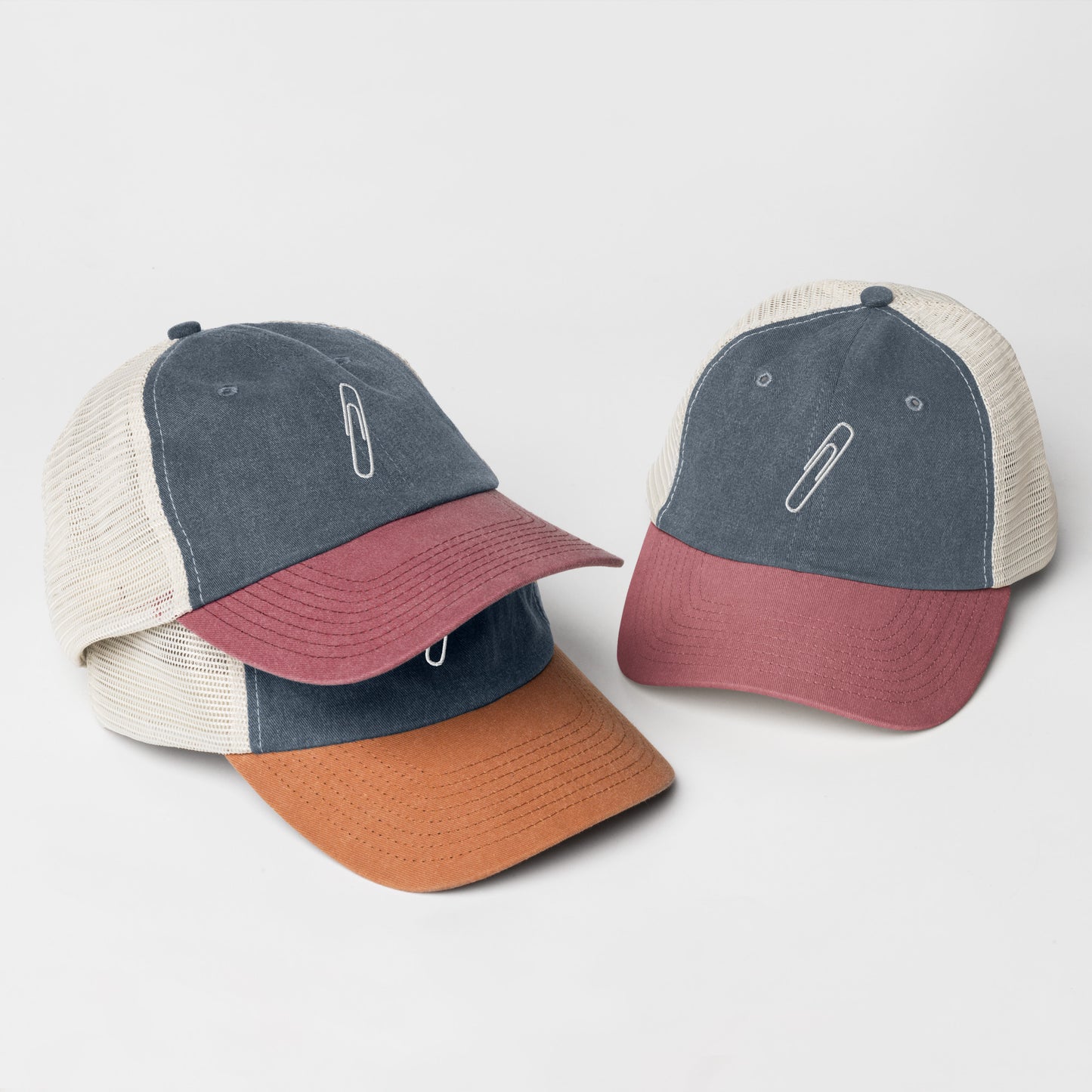 Pigment-dyed Paperclip cap