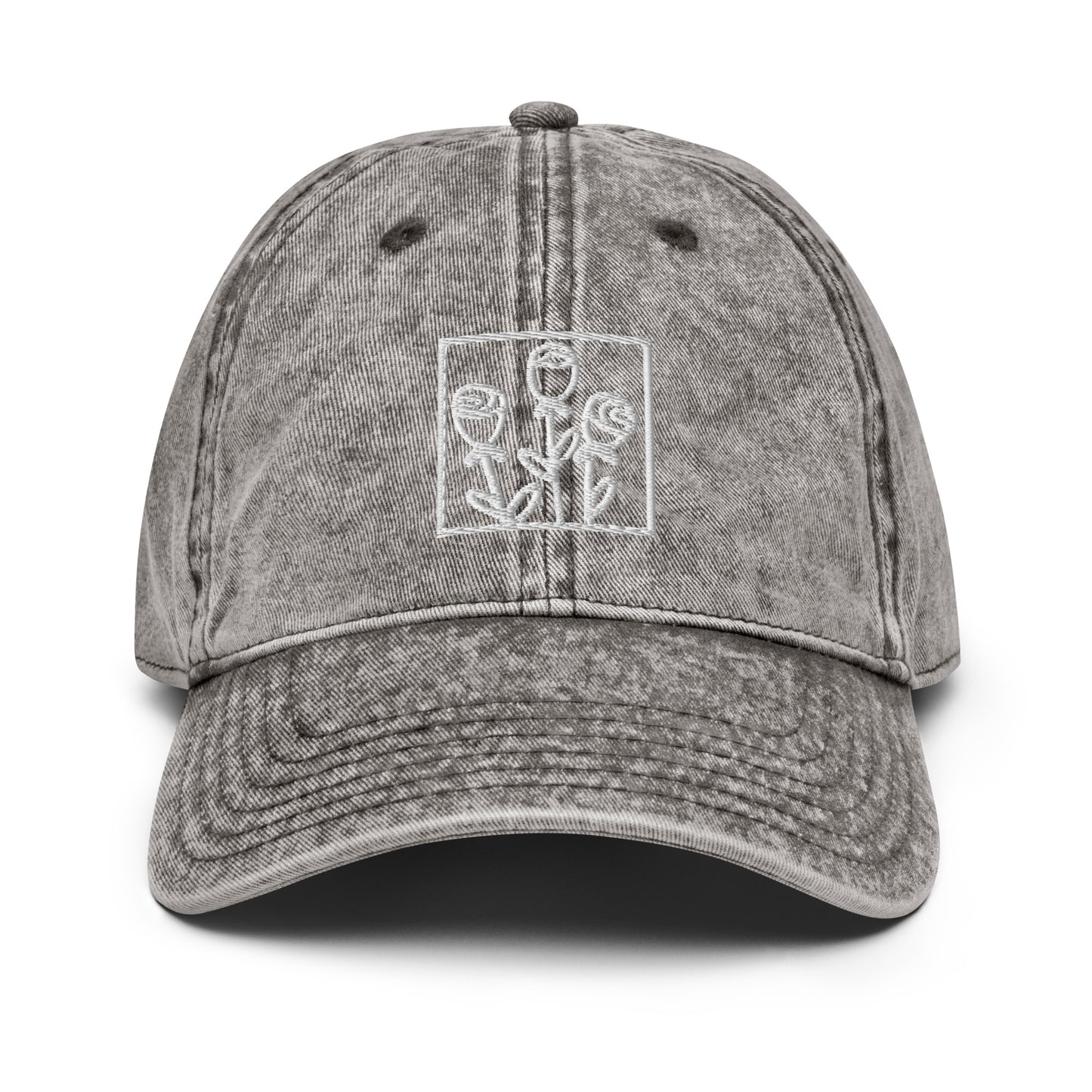 Floral Vintage Cotton Twill Cap
