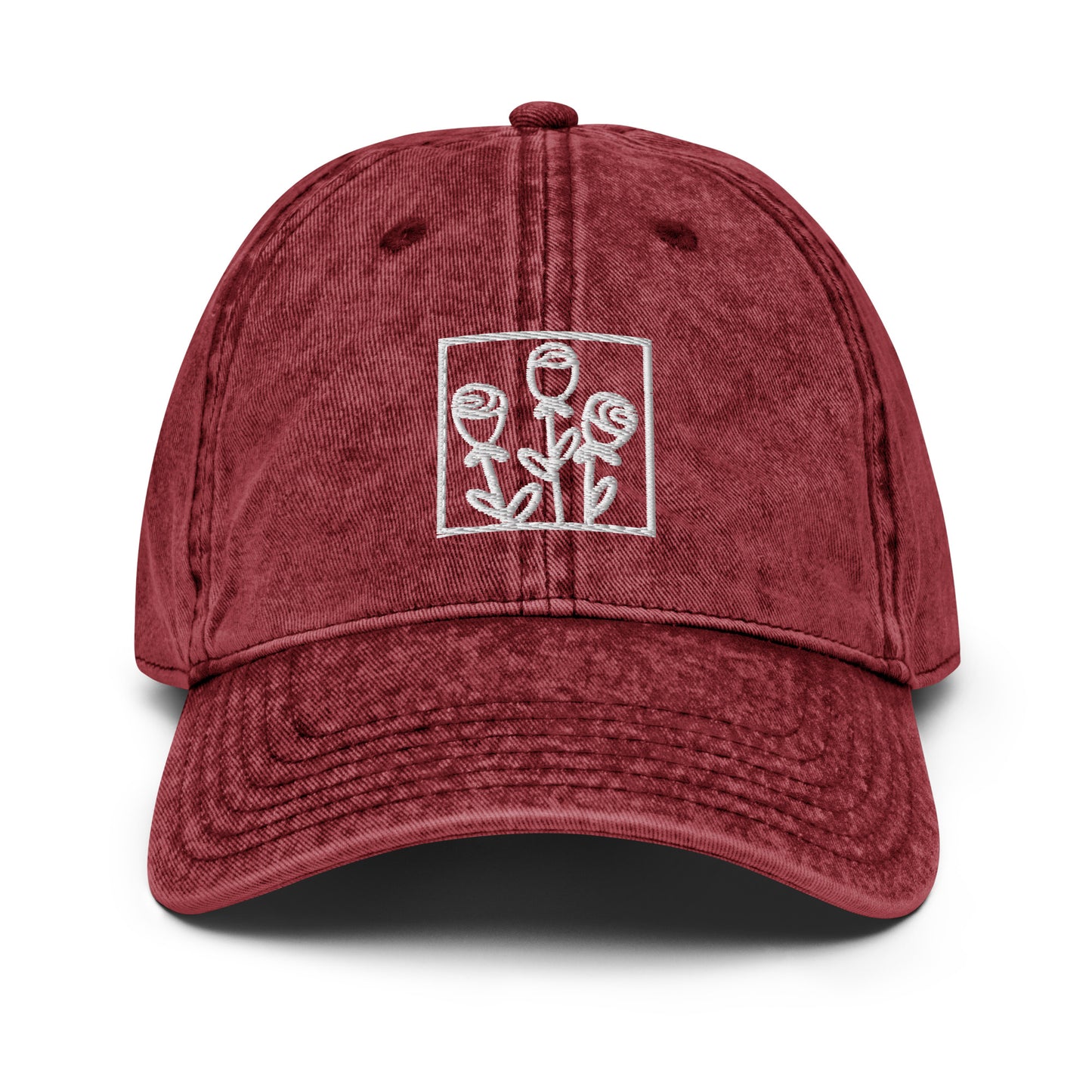 Floral Vintage Cotton Twill Cap