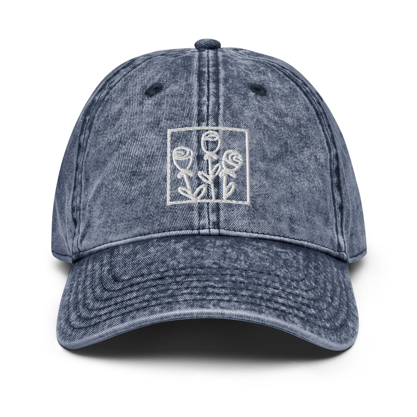 Floral Vintage Cotton Twill Cap