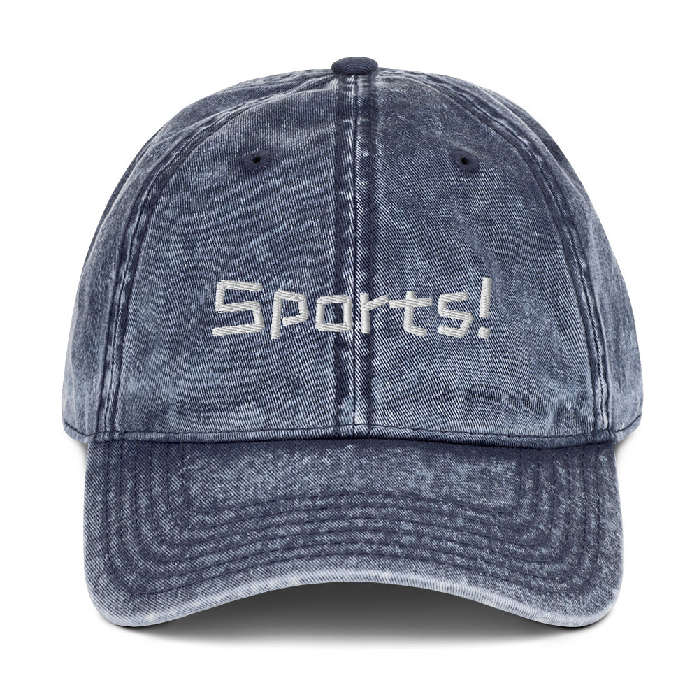 Vintage Cotton Sports Hat