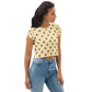 Beee All-Over Print Crop Tee