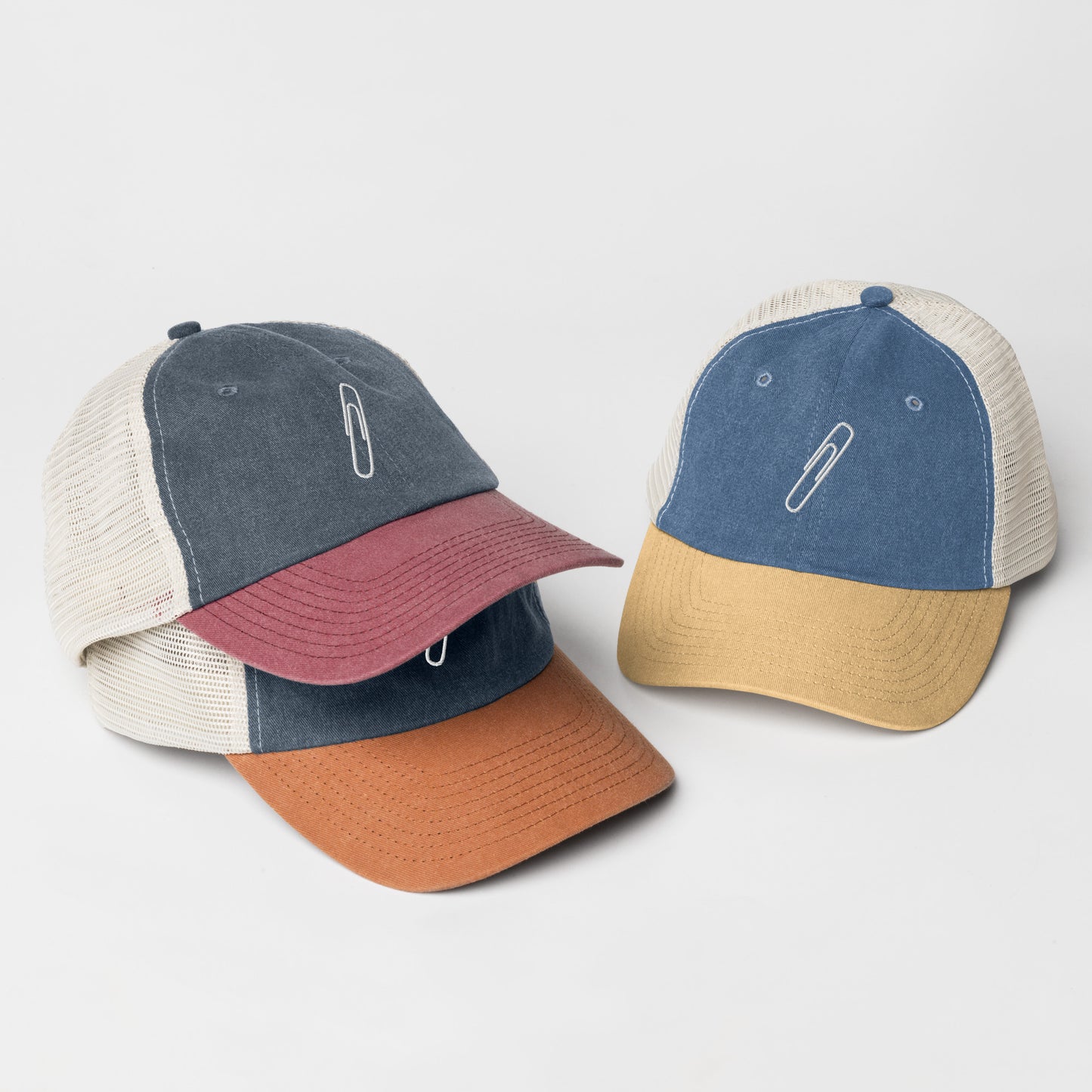 Pigment-dyed  Paperclip cap