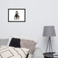 King Framed photo paper poster