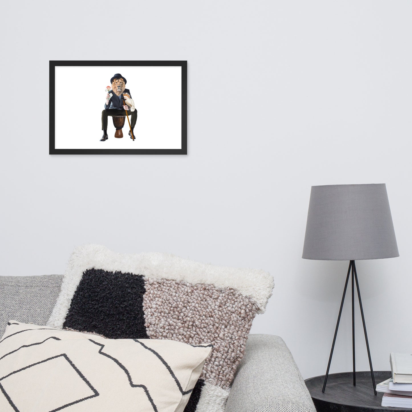 King Framed photo paper poster