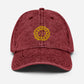 Vintage Cotton Sunflower Twill Cap
