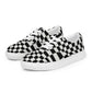 Women’s Lace-up  Checkered Canvas Sneakers