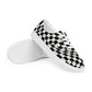 Women’s Lace-up  Checkered Canvas Sneakers